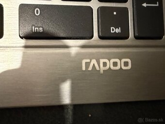 Rapoo E9270P – tenká bezdrôtová hliníková klávesnica - 2