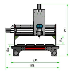3D CNC Fréza / Gravírka s kompletným prísl. - 2