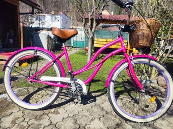 Dámsky mestský -retro bicykel DHS Cruiser - 2