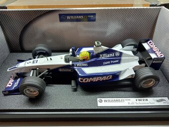 F1 WILLIAMS BMW FW23 2001 1. VÍTĚZSTVÍ IMOLA 2001 HW 1:18 - 2