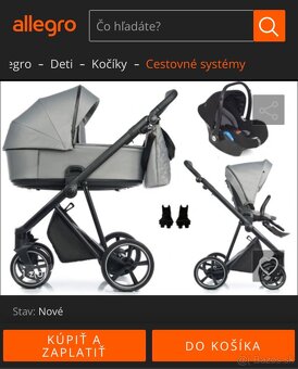 Predám kočík Roan Bass soft-trojkombinácia - 2
