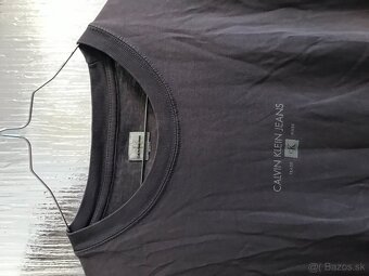 CALVIN KLEIN originál sive pánske tricko XL - 2