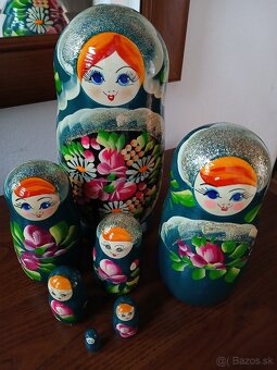 Original Ruska Matrioska- hand made 7 ks Nova - 2