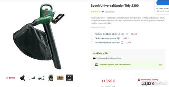 Predam Vysavac/Fukar na listie BOSCH - 2