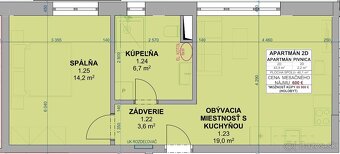 2-izbový byt v novostavbe na Zemplínskej šírave - 2