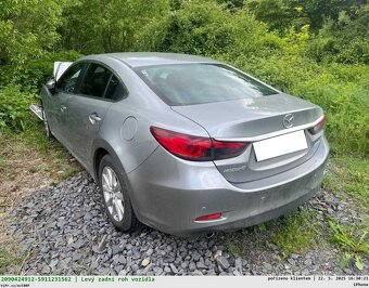 Rozpredám Mazda 6 2.0 107kw benzin 2014 - 2