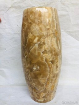 Kamena vaza velka zlaty onyx - 2
