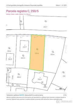 RealityKolesár predáva pozemok 543m2 Bidovce KE okolie - 2