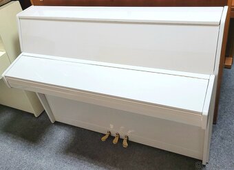 Pianino - klavir zn. Schimmel, model 100, biely - 2