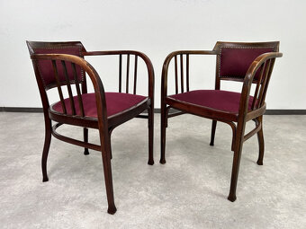 Thonet kresielka - taburety 1900 Otto Wagner - 2