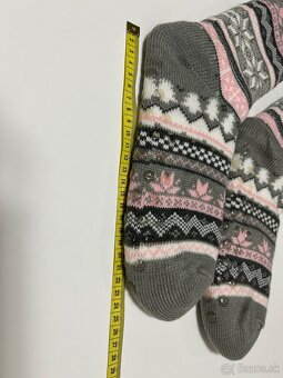 Zateplené ponožky/ papuče - 2