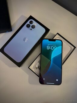 Predám Apple iPhone 13 Pro max, Sierra Blue, 128gb - 2