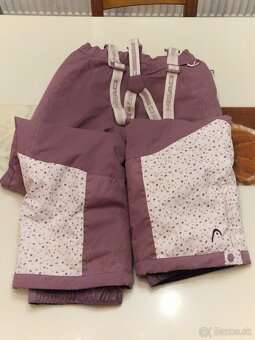 Dievčenské lyžiarske nohavice - oteplovačky - 2