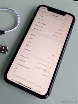 Apple iPhone XR 64GB Čierny 92% Batéria - 2