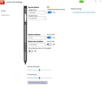 Lenovo Active Pen (GX80K32882) - 2