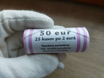 25 x 2 € Alexander Dubček 2021 - 2
