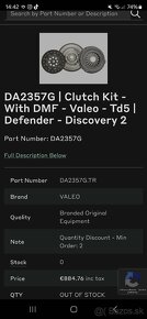 Defender TD5 spojkova sada + zotrvak - 2