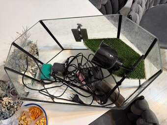 Aqarium pre korytnacku aj výbava - 2