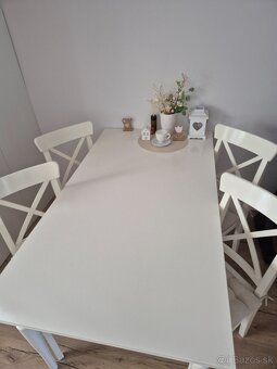 Jedálenský stôl Ingatorp + 4 stoličky Ingolf - 2