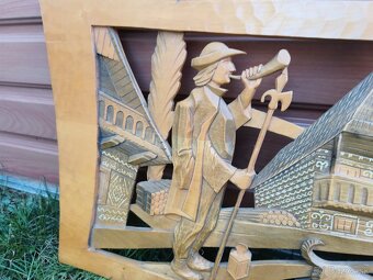 drevorezba ľudový motív Čičmany - 2