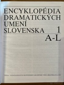 Encyklopédia dramatických umení Slovenska A-L + M-Ž - 2