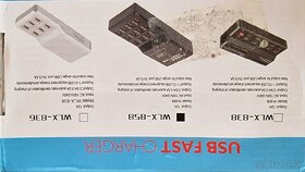 USB rýchlo nabíjačka možnosť nabíjať až 12 zariadení súčasne - 2