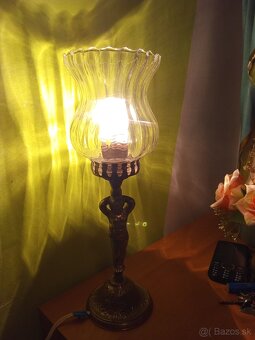 Mosadzná lampa - 2