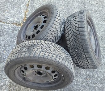 PLECHOVÉ DISKY 5x100 R16 S PNEU 195/60 R16 - 2