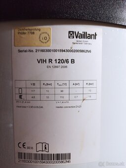 Stojanový zásobník VIH R 120/6B VAILLANT - 2