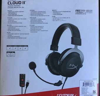 HyperX Cloud II gaming headset - NOVÉ - 2