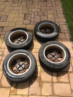 🛞 Hliníkové disky R15 4x100 + pneumatiky 195/60 – Opel - 2