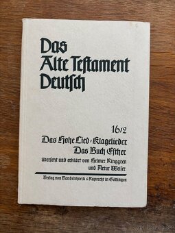 Knihy zo série Das Alte Testament Deutsch - 2