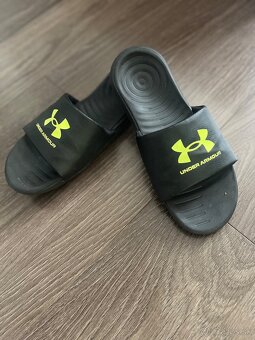 Under armour panske slapky, gumene 44 cierne - 2