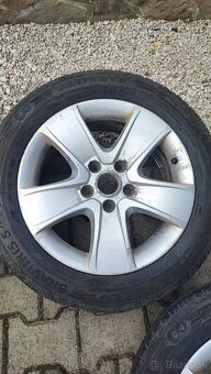 4ks použité letné gumy z octavie 2 + disky - 2