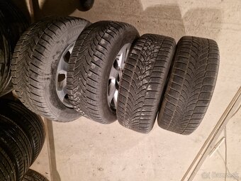 ALU disky + zimne pneu BMW E60 E61 R16 - 2