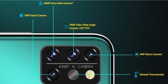 Predám takmer nepoužívaný DualSIM 4G smartfón Umidigi A9 Pro - 2
