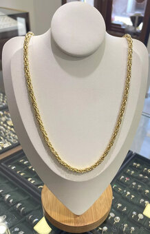 NOVÁ Zlatá retiazka s nadčasovým Kráľovským vzorom - Korai - 2