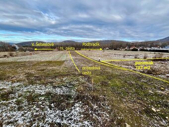 Pozemok Vyšná Šebastová (Podhradík) - 2