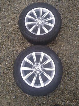 17" alu VW,AUDI,ŠKODA,SEAT + letné pneu. - 2