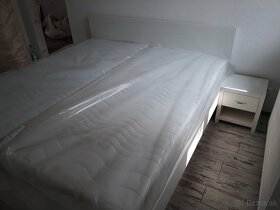 Predám biele postele masivne- NOVE 160X200cm , 80x200cm NOVE - 2