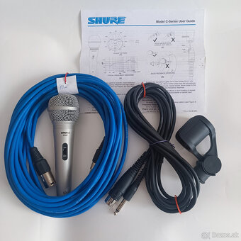Predám mikrofón SHURE C607 + príslušenstvo - 2