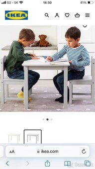 Ikea detsky stol, stolicka - 2