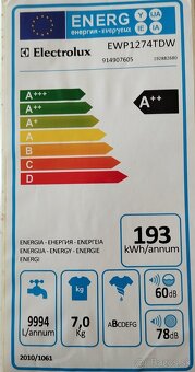 Predám práčku Elektrolux - 2