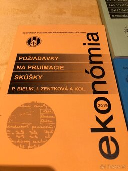 knihy poziadavky na prijimacie skusky FEM Nitra - 2
