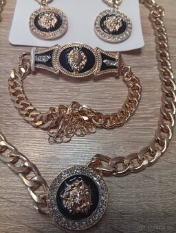 VERSACE NÁDHERNÝ LUXUSNÝ POZLÁTENÝ SET - 2