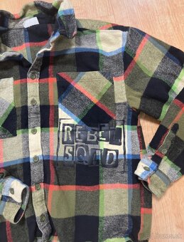 👕 Kostkovaná košile Rebel Squad – vel. 152 (12 let) - 2