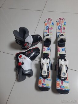 Detské lyže 70 cm a lyžiarky veľ. 212 mm - 2