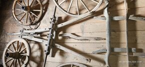 Predám kolesá z voza, drevený voz - 2