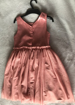 Dievčenské spoločenské šaty, veľkosť 140 - 2