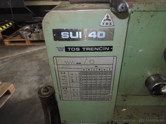 Hrotový soustruh TOS SUI 40-1500 (3840) - 2